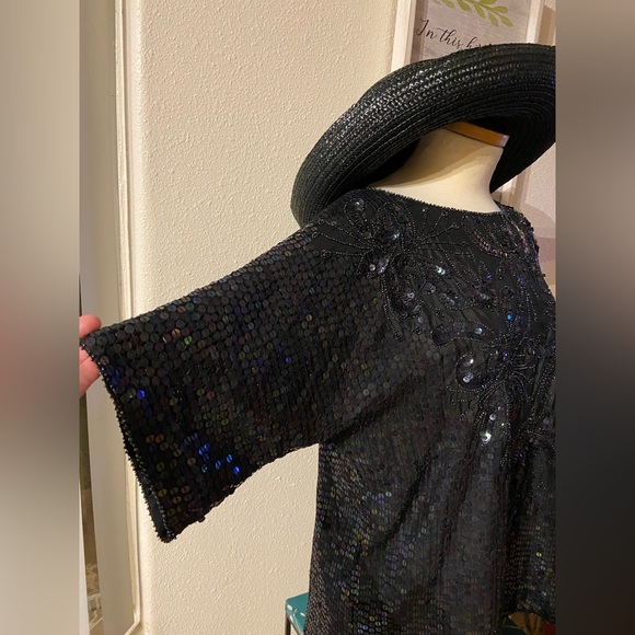 Elegance by Anujan | Vintage Beaded & Sequin Top - Picture 3 of 6